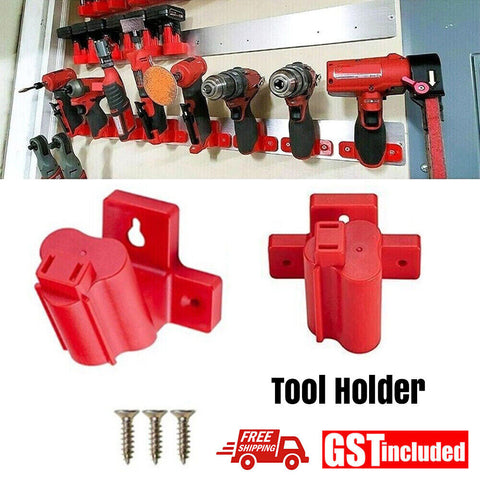 UP10pack Tool Holder Mount Replace For Milwaukee M12 Tool Hanger With Screws Red