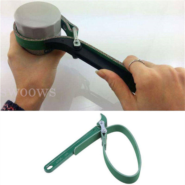 Oil Filter Belt Wrench Puller Strap Spanner Filter Cartridge Removal Tool New