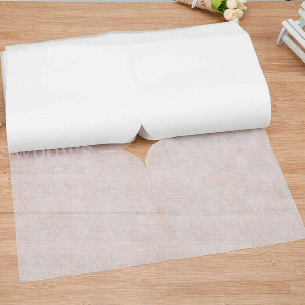 100/500pcs Disposable Face Pad Bed Table Face Hole Cover Massage Beauty Salon