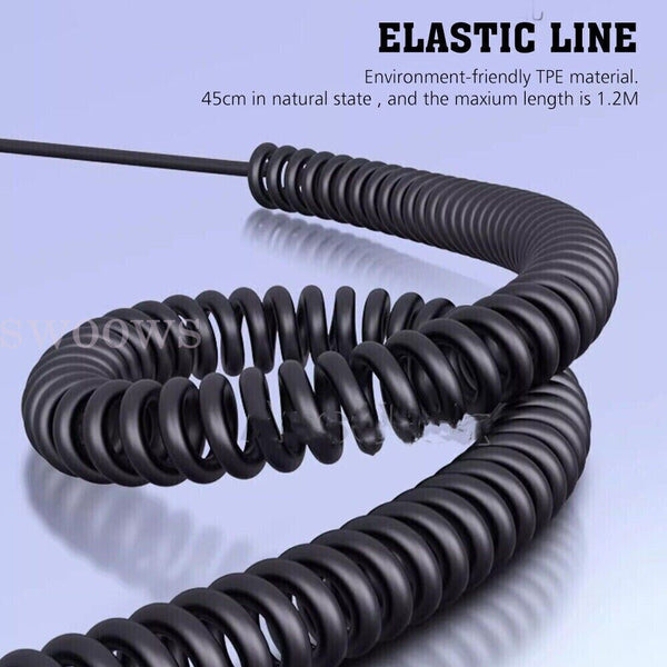 1/2pcs Car Wireless Bluetooth 5.1 Receiver Dongle AUX 3.5mm Music Adapter Cable