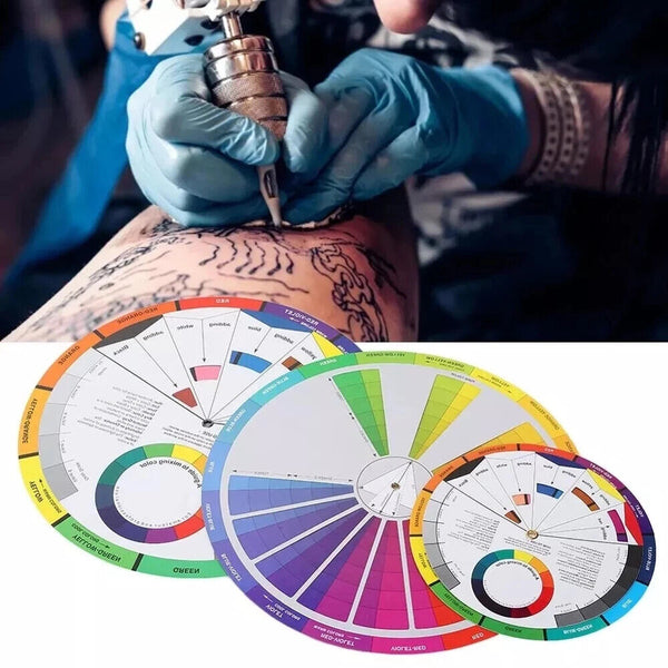 Artists Colour Wheel Mixing Colour Guide 23cm Artist Colour Wheel Nail Painting