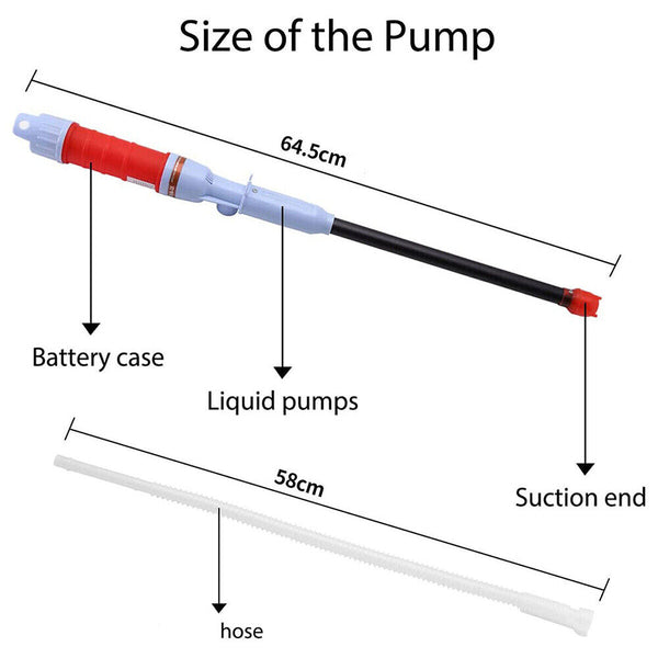Fuel Transfer Pump Handheld Electric Fuel Pump Battery Powered Liquid Transfers
