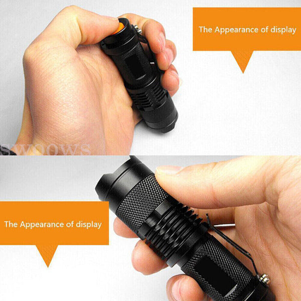 UV Ultra Violet LED Flashlight Blacklight Light 365 nM 395 Inspection Lamp Torch