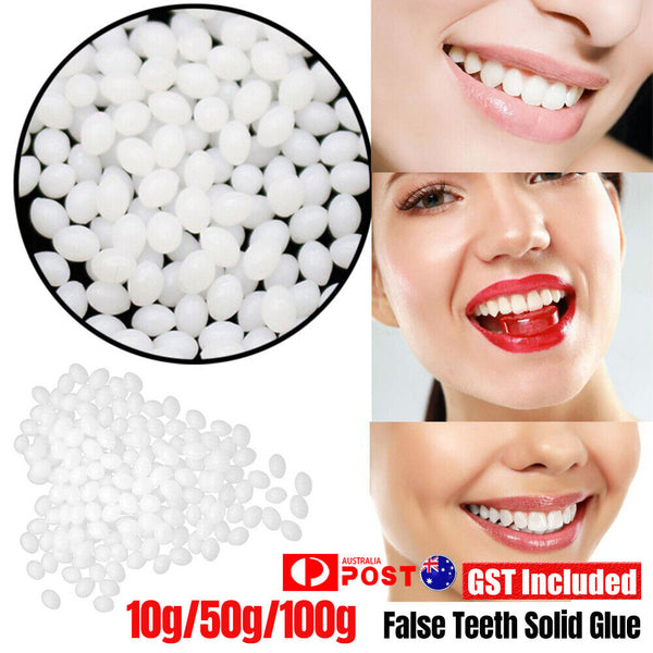 Temporary Tooth Repair Kit Teeth Gaps False Teeth Solid Glue Denture Adhesive AU