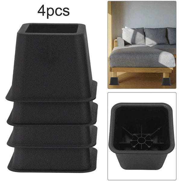 4x Furniture Raisers Risers Chair Bed Riser Stands Elephant Feet Leg Extender AU