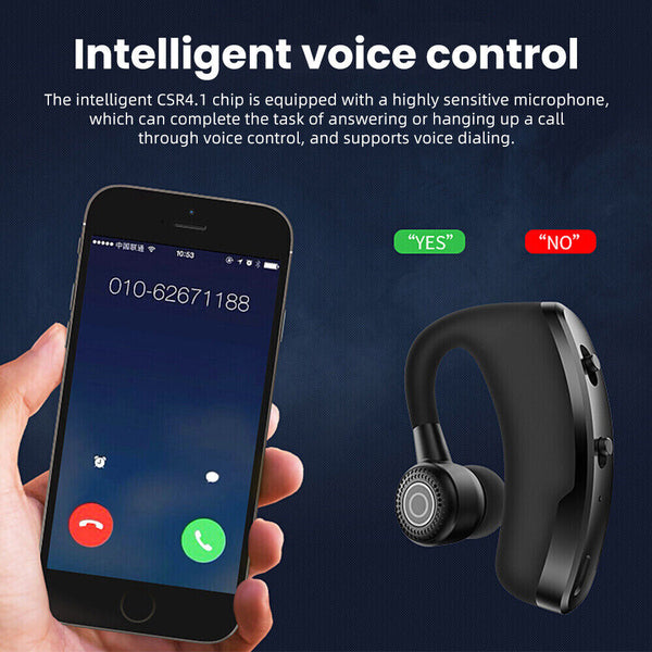 Wireless Bluetooth Earpiece Earphone In-Ear Single Earphones Handsfree Headset
