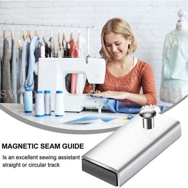 Magnetic Seam Guide for Sewing Machine Straight Line Hems Sewing Ruler