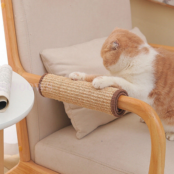 Cat Scratching Mat Scratcher Pad Board Natural Sisal Pet Cat Toys Sofa Protector