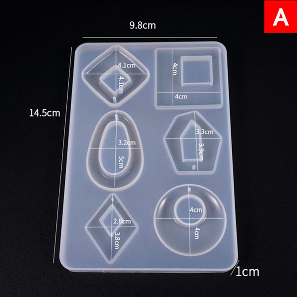 Jewelry Pendant Epoxy Resin Mould Alphabet Silicone Mold DIY English Letter AU