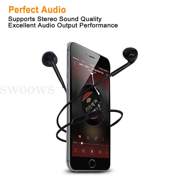 Sweatproof Wireless Bluetooth Earphones Headphones Sport Gym For iPhone iPad