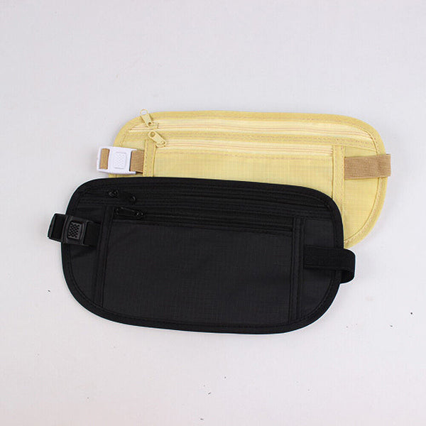 Travel Security Bag Waist Pouch Security Bags Money Belt Secure Card Wallet Bag