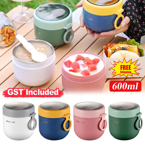 Lunch Box Thermos Food Flask Stainless Steel Insulated Food Soup Jar Container