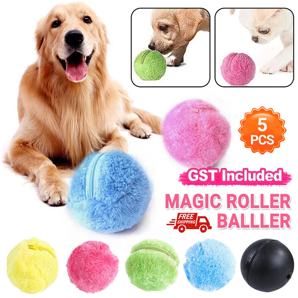 5X Magic Roller Ball Toy Automatic Pet Dog Cat Active Rolling Ball Electric Toys