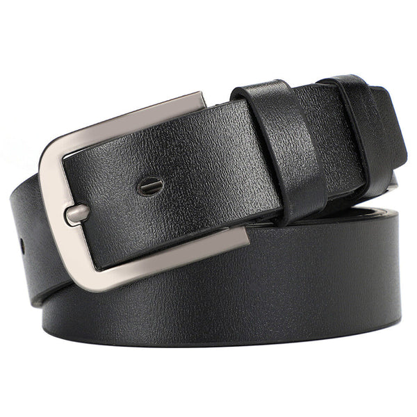 Leather Belts For Men's High Quality Buckle Jeans Casual 105 110 115 cm Belt