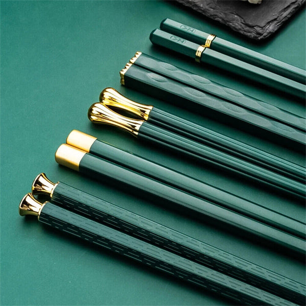 5/6/8Pairs High Quality Chinese Non-Slip Chopsticks Japanese Sushi Chopsticks