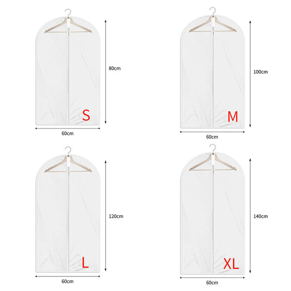 1-10 Clothes Cover Suit Dustproof Storage Bag Garment Dress Jacket CoatProtector