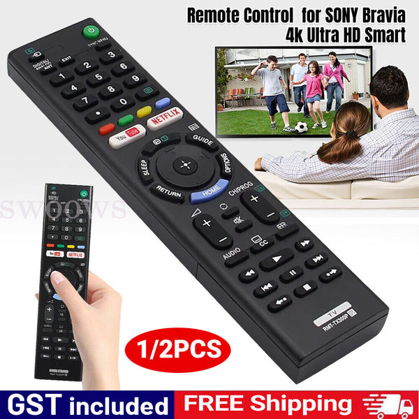 REMOTE CONTROL For SONY TV LCD LED NETFLIX Bravia 4k Ultra HD Smart AU