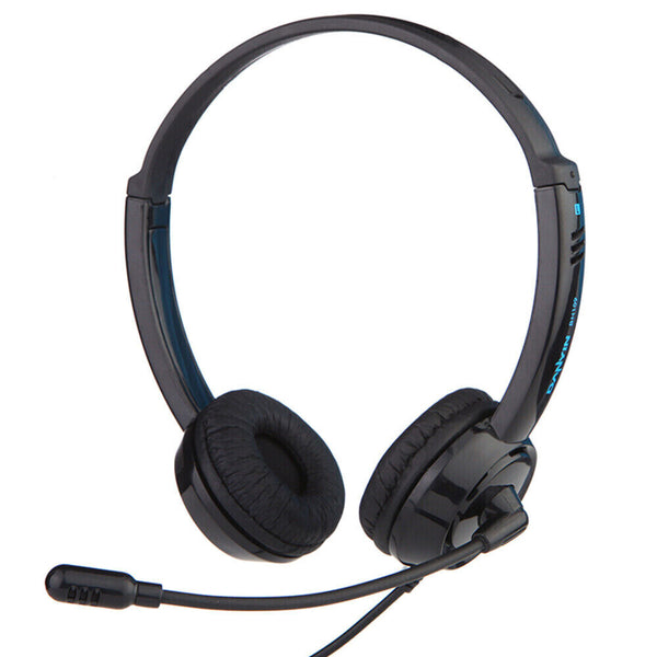 USB Wired Headphone Headset Noise Cancelling With Microphone For Computer Laptop