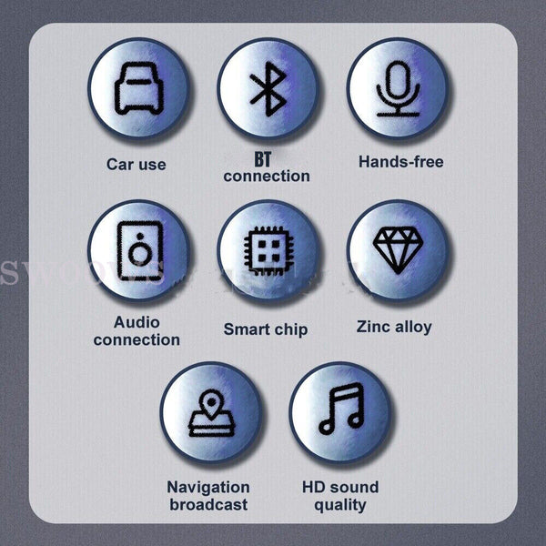 1/2pcs Car Wireless Bluetooth 5.1 Receiver Dongle AUX 3.5mm Music Adapter Cable