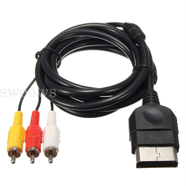 TV AV 3 RCA Cord Audio Video Cable For Microsoft Original/Classic Xbox 1st Gen