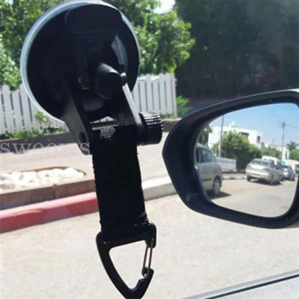 1-4PCS Heavy Duty Suction Cup Anchor Tie Downs w/Hooks Lock Car Awning Camping