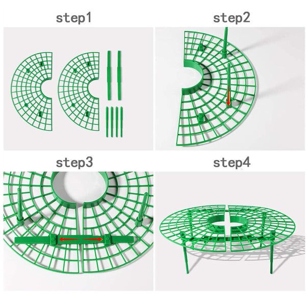 1-50PCS Strawberry Stand Frame Holder Balcony Planting Rack Fruit Support Stand