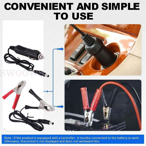 Trickle Charger Solar Panel Kit 12V Battery Charger Maintainer Boat RV Car