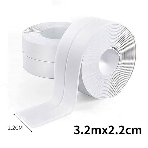 3.2M Kitchen Bathroom Sink Sealing Strip Waterproof Caulk Tape Self Adhesives