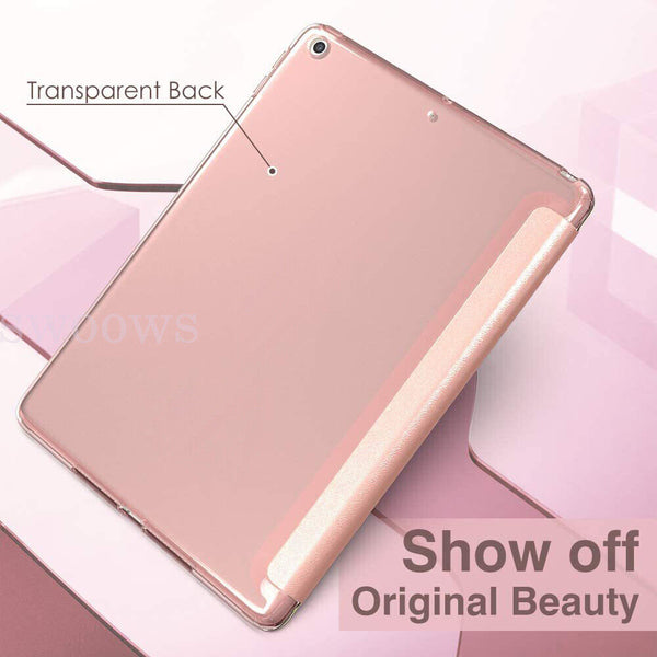 Leather Stand Smart Slim Flip Case Cover For Apple iPad 9th 8th 7th Generation