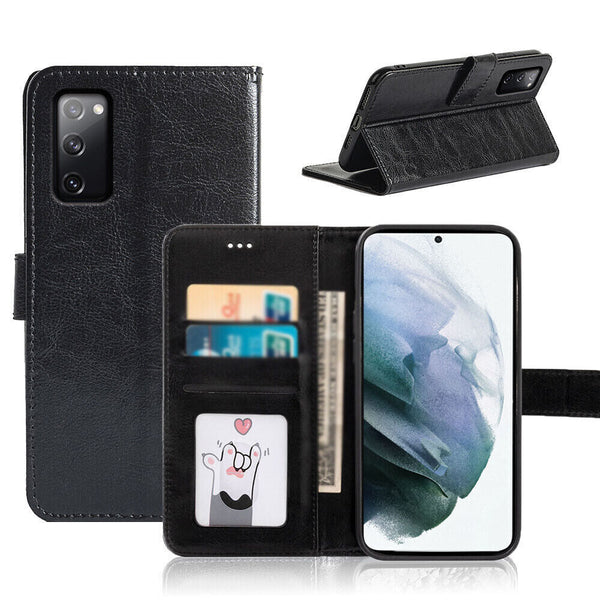 For Samsung Galaxy S24 Ultra Card Wallet PU Leather Case Cover Multifunctional