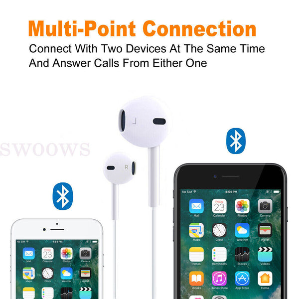 Sweatproof Wireless Bluetooth Earphones Headphones Sport Gym For iPhone iPad