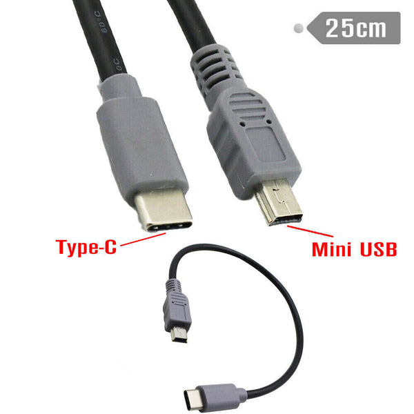 USB Type C to Micro/Mini USB HighSpeed Data Sync OTG Power Supply Charging Cable