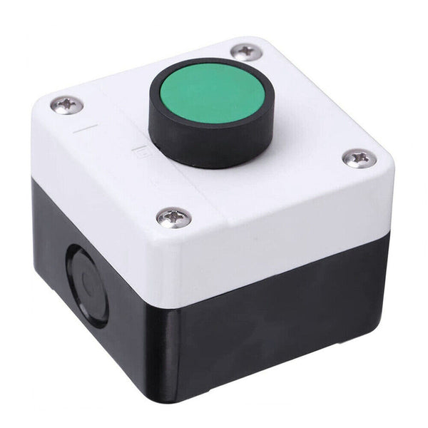 Weatherproof Green Push Button Switch One Button Control Box For Gate Opener ABS