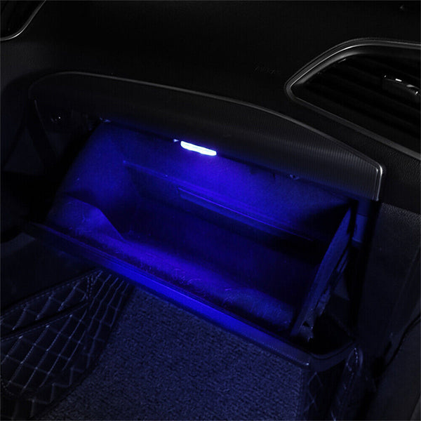 Mini Car Interior LED Light Touch Control Ambient Lamp USB Rechargeable Magnetic