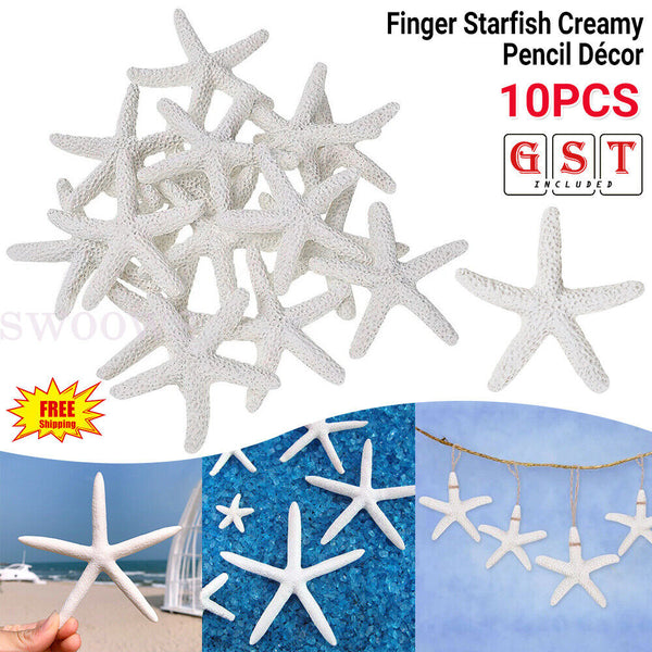 5/30x Finger Starfish Sea Star Table Wedding Artificial Beach Craft Decoration