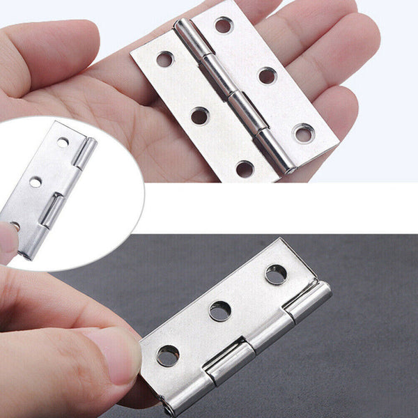 UP TO 20Pcs Stainless Steel Butt Hinges Door Window Cabinet Bearing Hinges new