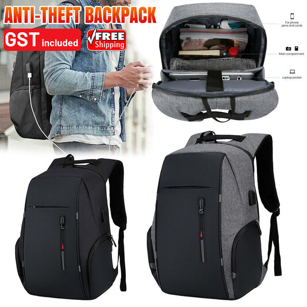 Anti-theft Backpack USB Charging Waterproof Laptop Travel Shoulder Business Bags