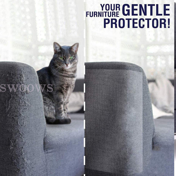 Pet Cat Anti-Scratch Guard Mat Sofa Protective Cover Scratching Post Furniture