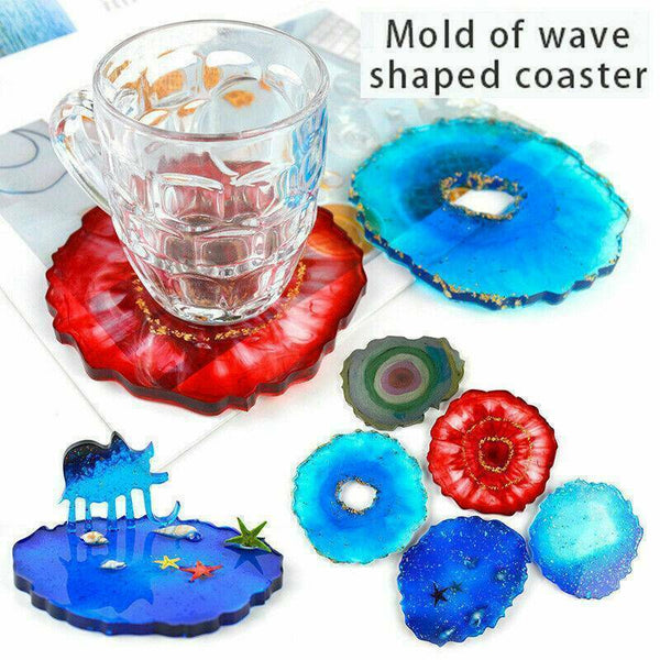 AU Wine Glass Holder Silicone Resin Casting Mold Cup Hang Coaster Epoxy Mould