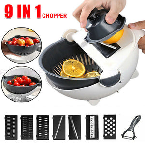 9 in 1 Kitchen Cutter Assist Slicer Vegetable Potato Onion Carrot Grater Chopper