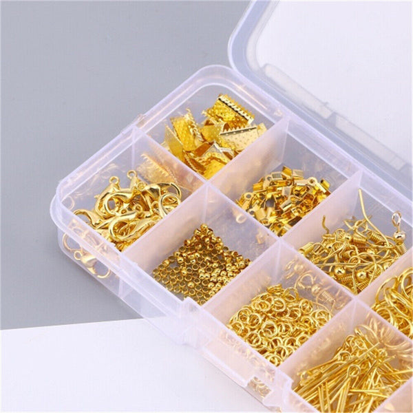 DIY Jewellery Making Kit Wire Findings Pliers Starter Tool Earring Case Supplies