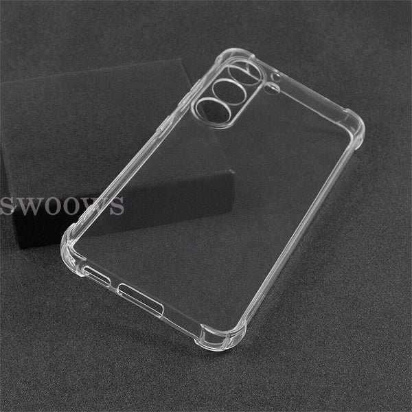 Case For Samsung S23 S22 W/ Lens Protect Clear Heavy Duty Soft Shockproof Cover