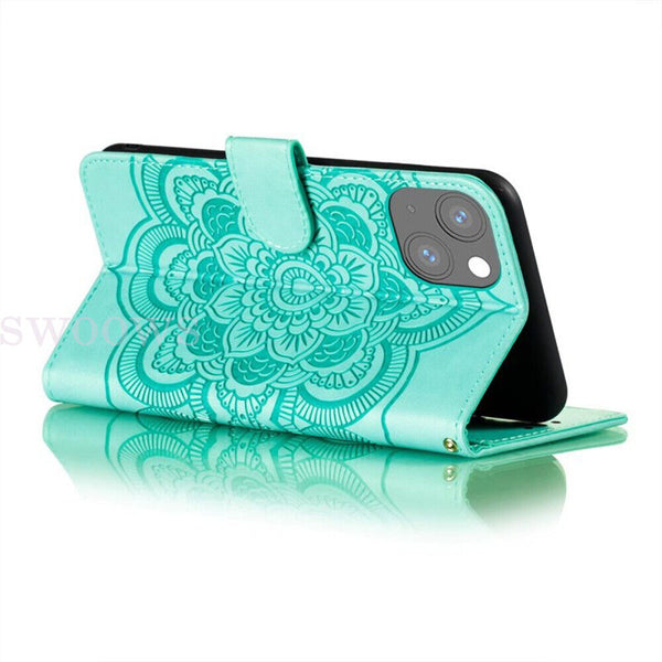 Premium Leather Wallet Shockproof Case Cover For Apple iPhone 14 13 12 11