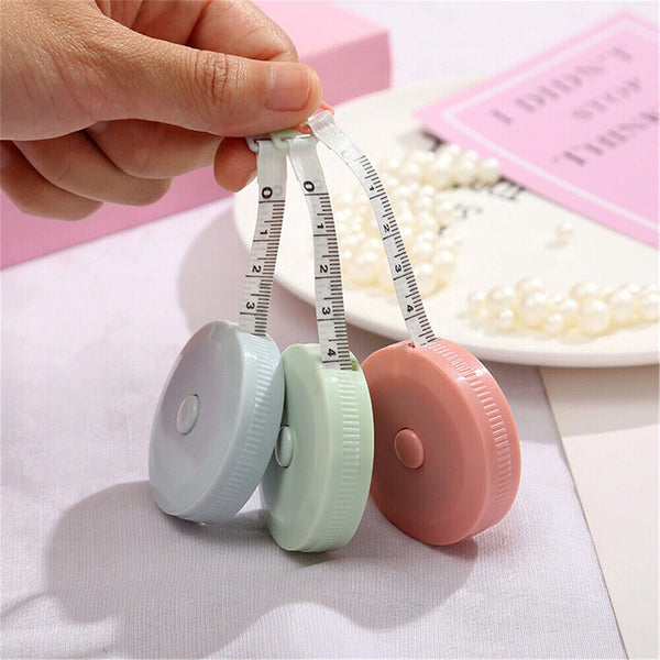 1.5m Retractable Body Measuring Soft Ruler Sewing Cloth Tailor Tape Measure