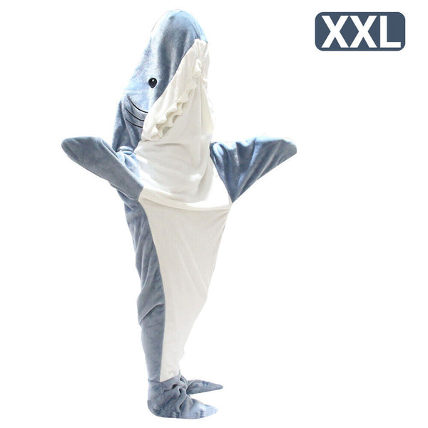 Shark Sleeping Bag S-XXL for Shark Blanket Super Soft Cozy Flannel Hoodie