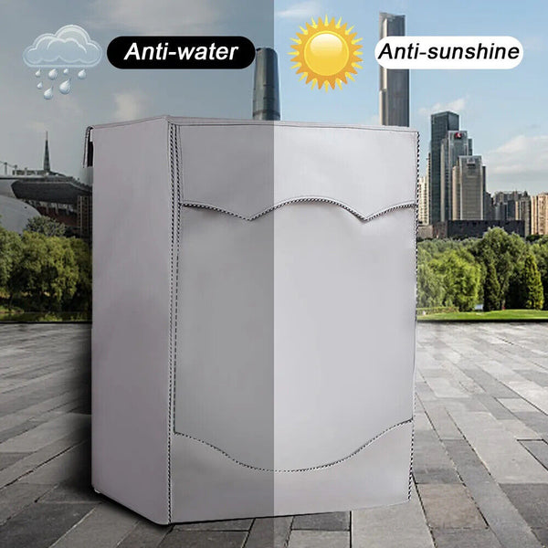 1/2 Waterproof Dustproof Sunscreen Washing Machine Cover Laundry Dryer Protector
