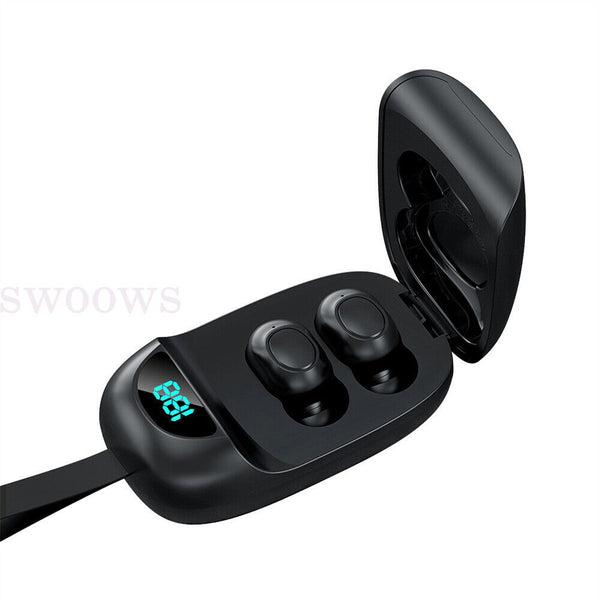 Bluetooth 5.0 Earphone Headset TWS Wireless Mini Earbuds Stereo Bass Headphones