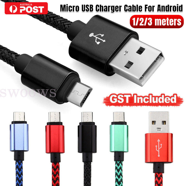 Fast Charging Micro USB Charging Charger Cable for android Smart Phone 1/3m