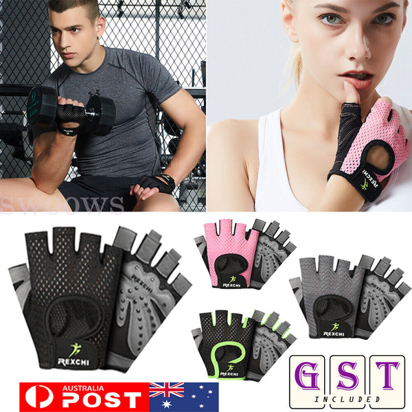 Women Fitness Gym Training Gloves Half Finger Gel Weight Lifting Workout Gloves