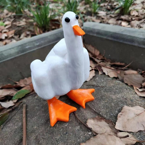 2024 Duck You Resin Duck Figurine Ornament Little Duck Figurine Yard Art Decor